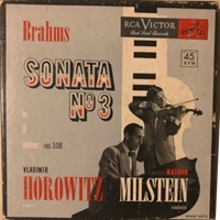 RCA Victor : Horowitz - Brahms Violin Sonata No. 3